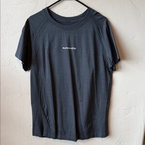 Alphalete Charcoal Short Sleeve Tee